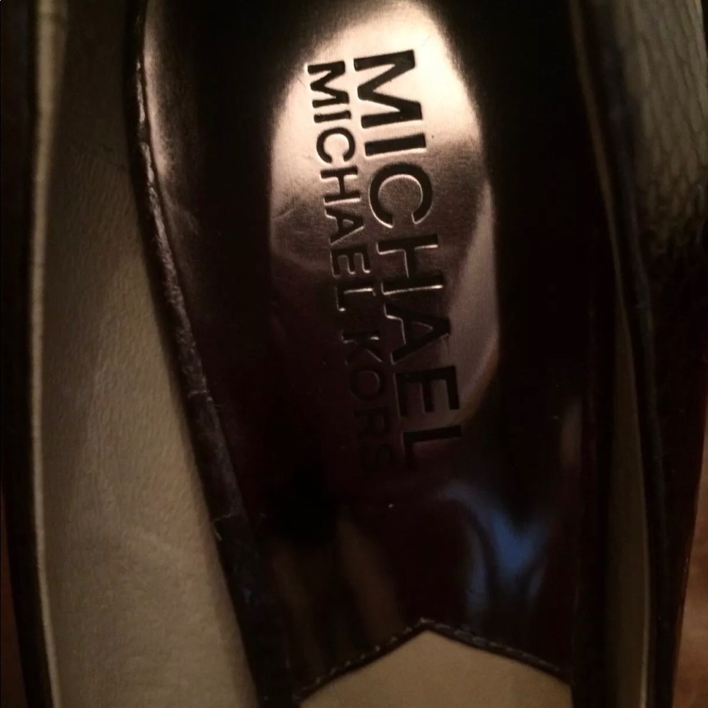 New NWOT Genuine leather Metallic Michael Kors - Picture 4 of 6